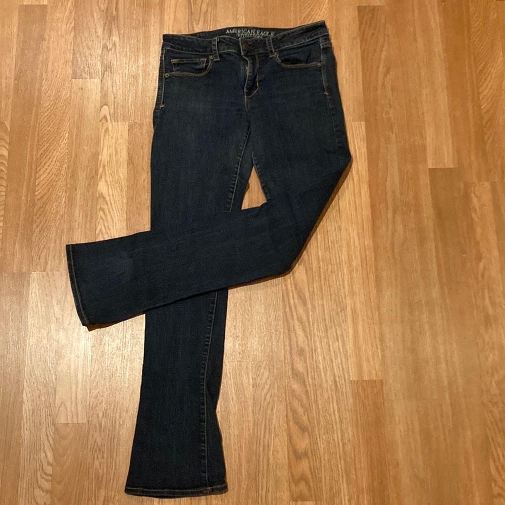 American Eagle Super Stretch Skinny Kick size 8 Long